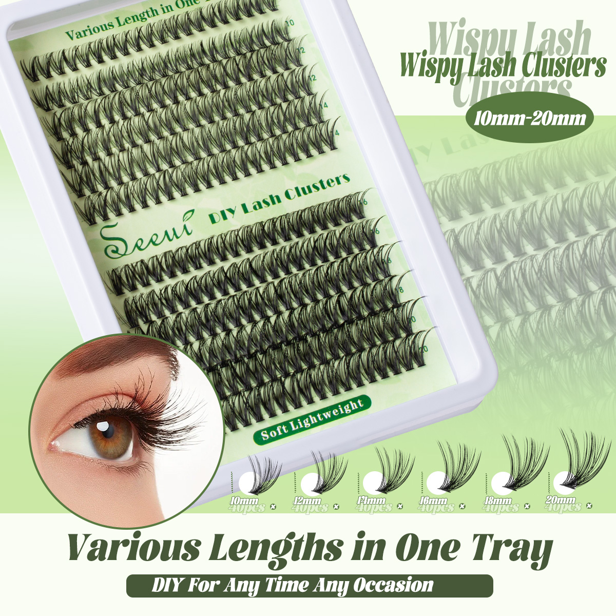 Cluster Lashes Kit Individual  - Faux Mink Lash avis et prix