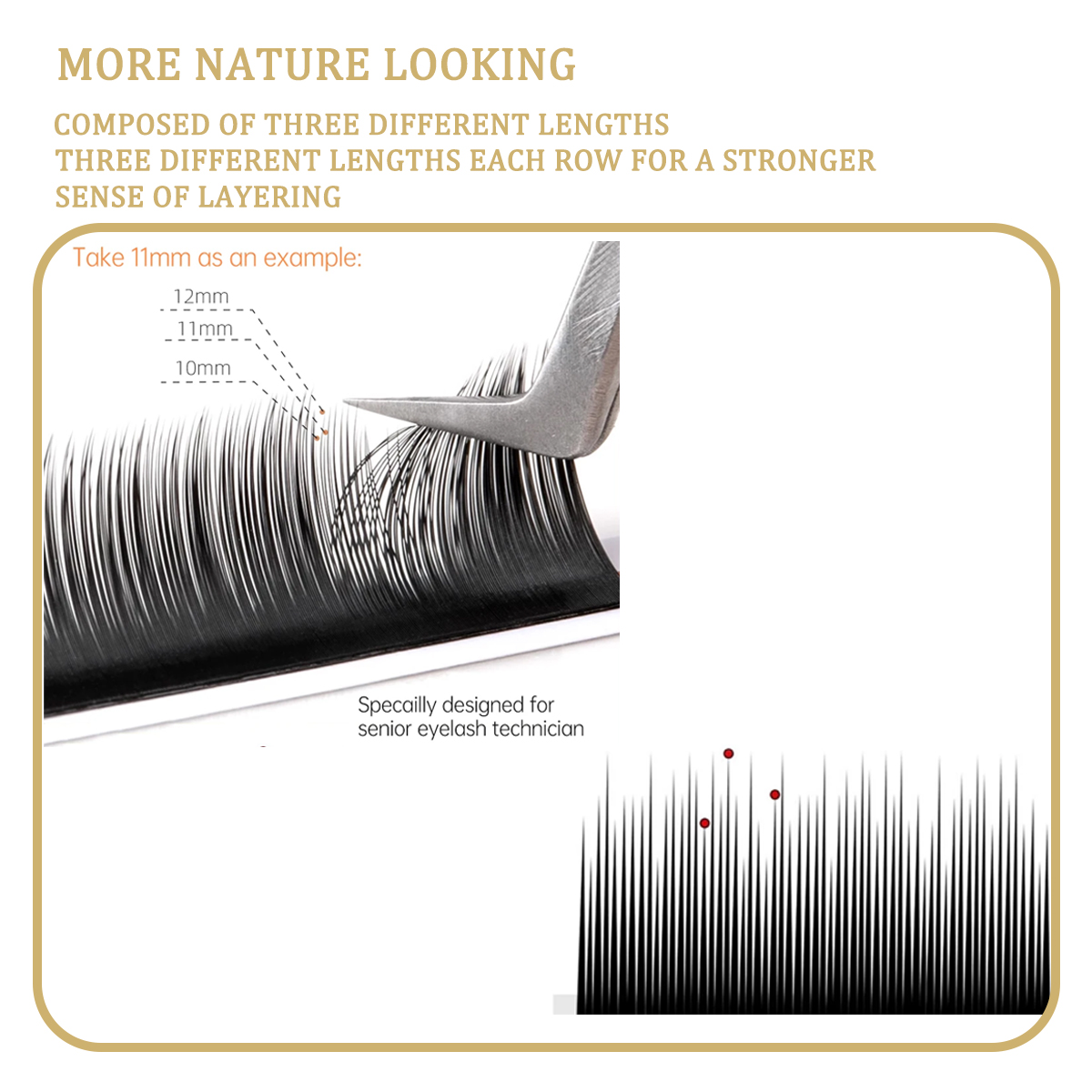 Domi Faux Mink False Individua - Eyelash Extension Fan avis et prix