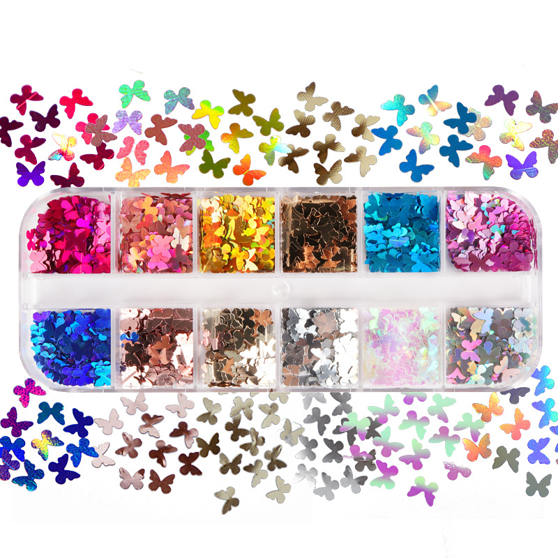 Mix Color Fluorescent Butterfl - Eyelash Extension Salon avis et prix