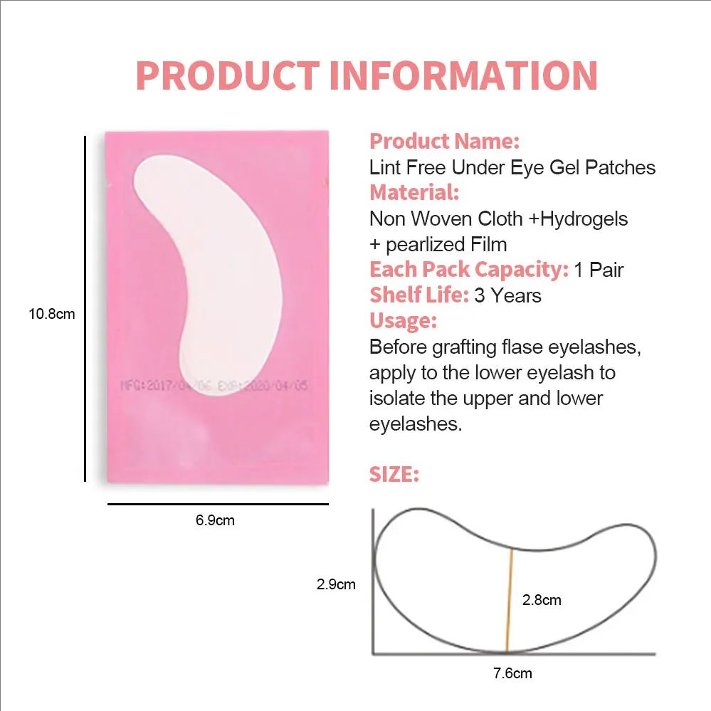 MJ 100 Pairs Eye Pad Eyelash P - Lash Mapping Sticker avis et prix
