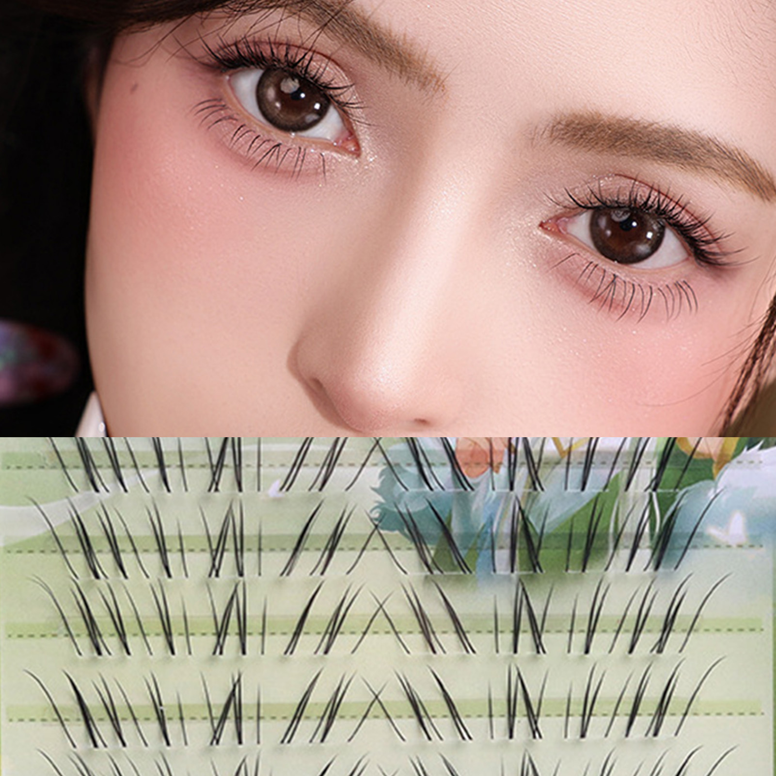 10 Rows Foxes Tail False Eyela - Eyelash Extension In Chinese avis et prix