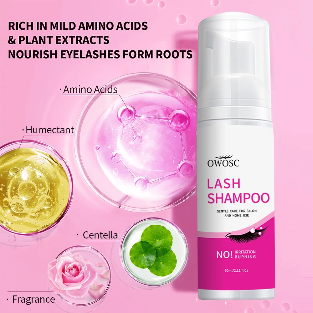 60ml Eyelash Extension Shampoo - Eyelash Extension Logo avis et prix