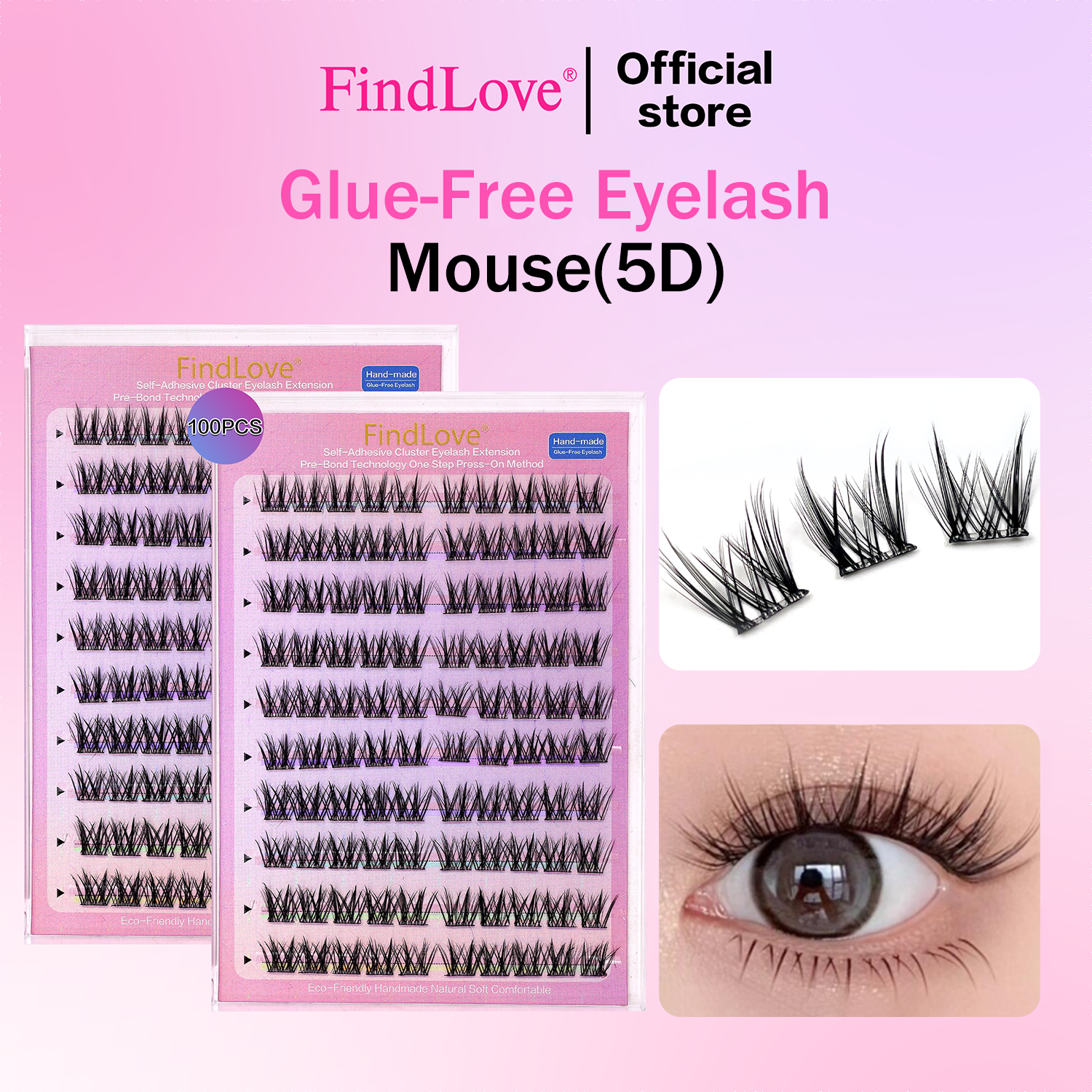 FindLove Pre Glued Lashes Mang - Eyelash Extension No 11 avis et prix