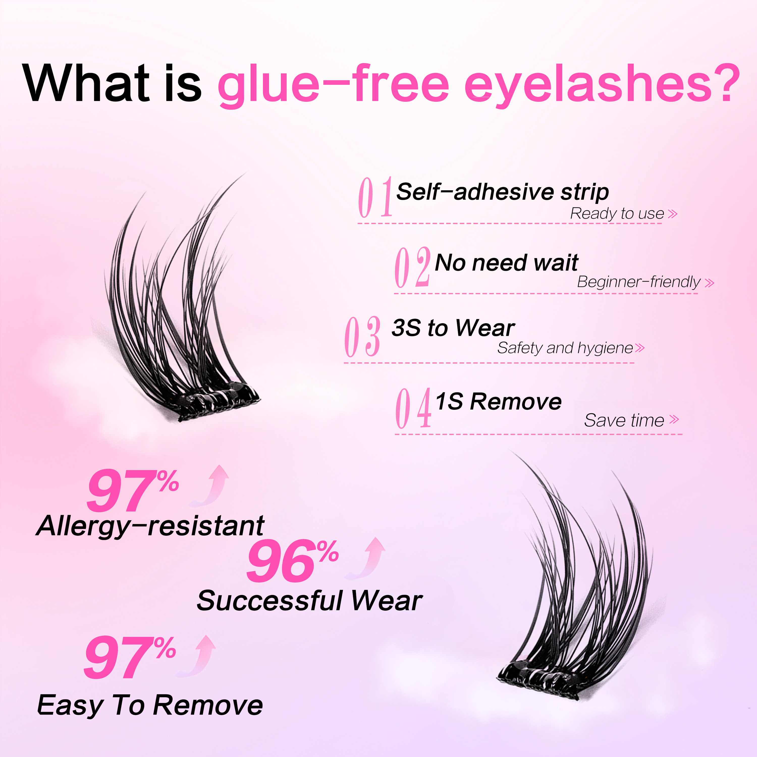 FindLove Pre Glued Lashes Mang - Eyelash Extension No 11 avis et prix