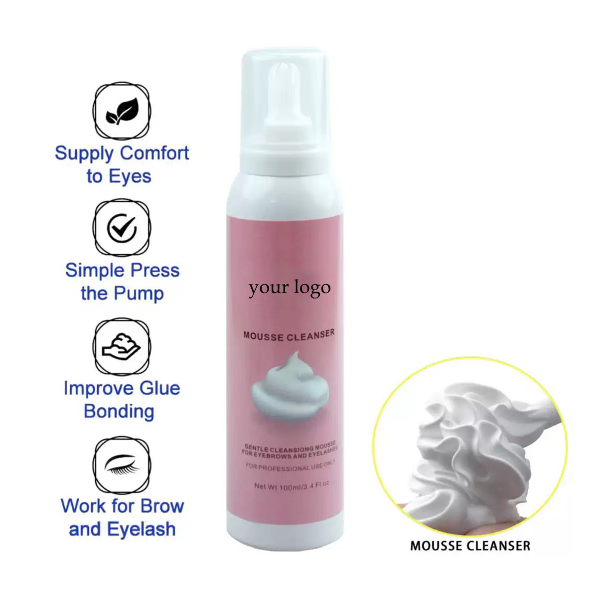 Factory Wholeasle Custom100ml  - Sensitive Lash Glue avis et prix