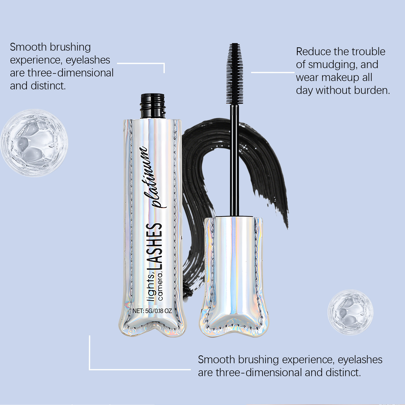 Waterproof Mascara Lash Curlin - Eyelash Extension For Big Eyes avis et prix