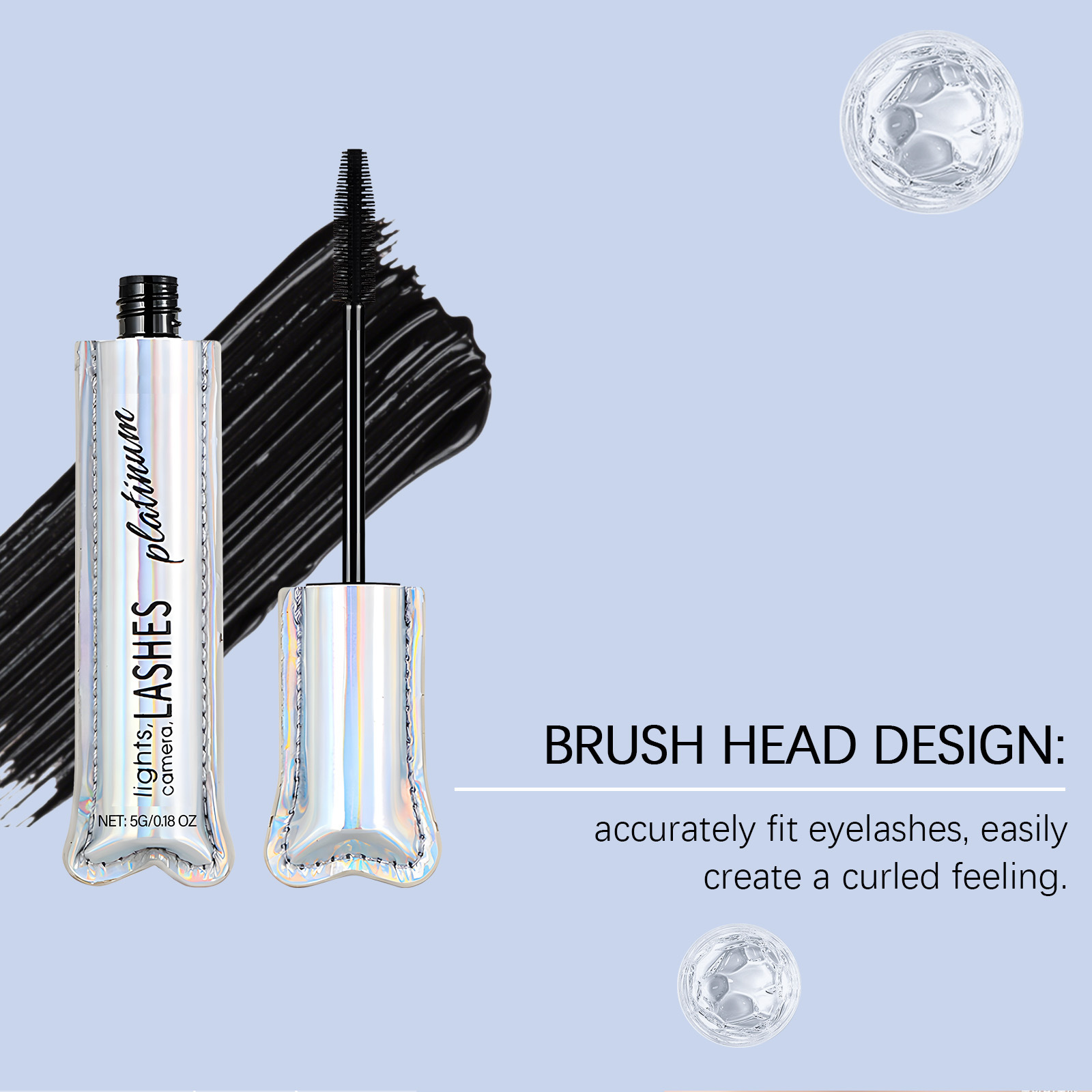 Waterproof Mascara Lash Curlin - Eyelash Extension For Big Eyes avis et prix
